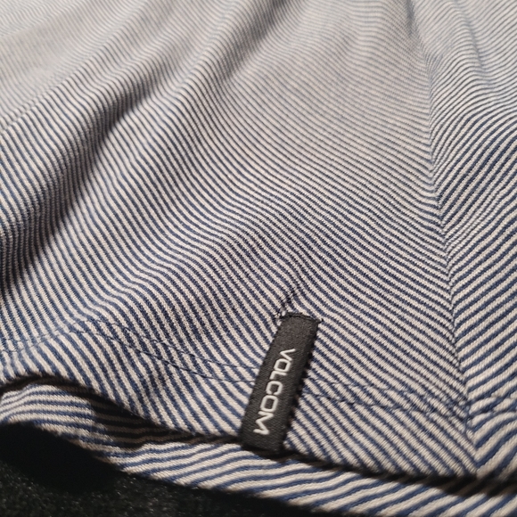 *Volcom* Gray&Blue striped Dress* Sleeveless, A-line type w/cute strapsđź‘— Small - Picture 14 of 16